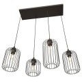 Lampa wisząca Emibi VANDER 4 BL