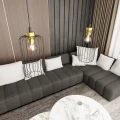 Lampa wisząca Emibi VANDER 1 BL GOLD