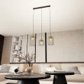 Lampa wisząca Emibi VANDER 3 BL GOLD