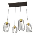 Lampa wisząca Emibi VANDER 4 BL GOLD
