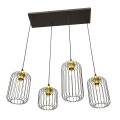 Lampa wisząca Emibi VANDER 4 BL GOLD