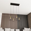 Lampa wisząca Emibi VANDER 4 BL GOLD
