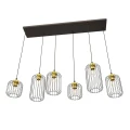 Lampa wisząca Emibi VANDER 6 BL GOLD