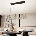 Lampa wisząca Emibi VANDER 6 BL GOLD