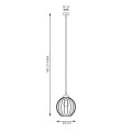 Lampa wisząca Emibig NANDO 1 BL GOLD