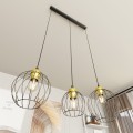 Lampa wisząca Emibig NANDO 3 BL GOLD 1368/3