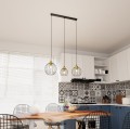 Lampa wisząca Emibig NANDO 3 BL GOLD 1368/3