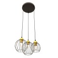 Lampa wisząca Emibig NANDO 3PREM BL GOLD