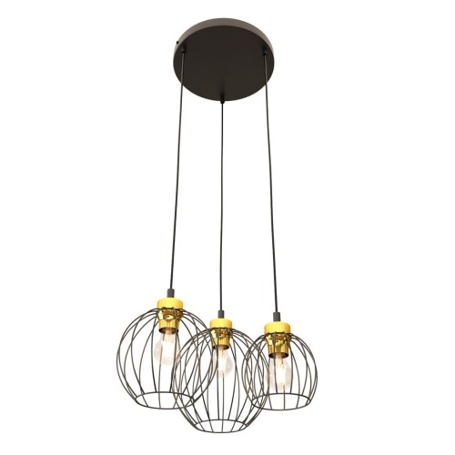 Lampa wisząca Emibig NANDO 3PREM BL GOLD