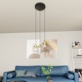 Lampa wisząca Emibig NANDO 3PREM BL GOLD