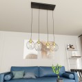 Lampa wisząca Emibig NANDO 4 BL GOLD