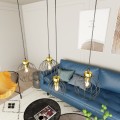 Lampa wisząca Emibig NANDO 4 BL GOLD