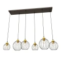 Lampa wisząca Emibig NANDO 6 BL GOLD