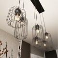 Lampa wisząca Emibig VANDER 6 BL