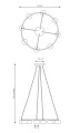 Lampa wisząca Emibig STARLIT 8 BL