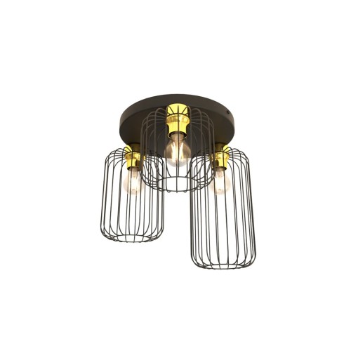Plafon Emibig BARN 3PREM BL GOLD
