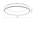 Plafon Nowodvorski NIKKI ROUND LED