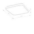 Plafon Nowodvorski AGNES SQUARE LED PRO