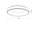 Plafon Nowodvorski NIKKI ROUND LED