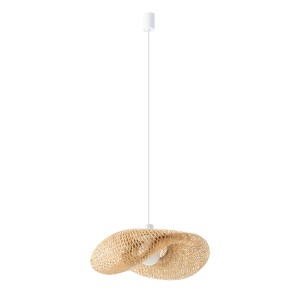 Lampa wisząca Havana S naturalne drewno 1 pkt E27 - Nowodvorski