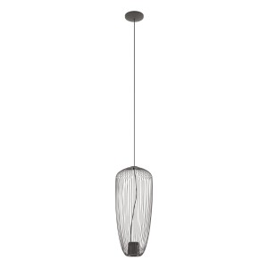 Lampa wisząca Pumpkin S jedwabisty grafit 1 pkt GU10 R50 - Nowodvorski