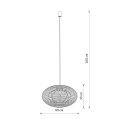 Lampa Wisząca Nowodvorski RATTAN M