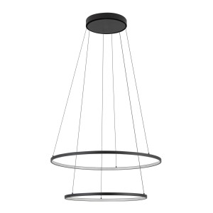 Lampa wisząca Circolo LED czarny LED zintegrowany - Nowodvorski