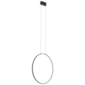 Lampa wisząca Circolo czarny LED zintegrowany - Nowodvorski