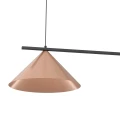 Lampa wisząca CAPITAL CZARNY-MIEDZIANY 2XGX53