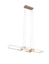 Lampa wisząca Albany brązowy i odcienie brązu LED zintegrowany 347710465 - Trio