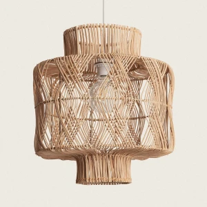 Lampa Wisząca Boho z Rattanu Zewnętrzna Abruzzo Martina 40cm E27