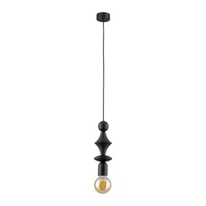 Lampa wisząca Tower Black 1x E27 - TK Lighting