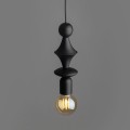 TOWER BLACK LAMPA WISZACA 1XE27