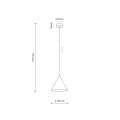 CONO SABIA LAMPA WISZACA 1 S