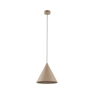 Lampa wisząca Cono M Salmon Sabia 1x E27 - TK Lighting