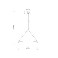 CONO SABIA LAMPA WISZĄCA 1 XL