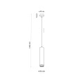JET BLACK LAMPA WISZĄCA 1XGU10