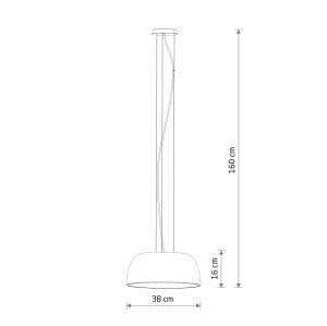 Lampa wisząca Satellite S biały 3 pkt E27 - Nowodvorski