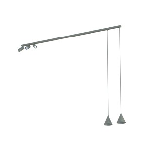 Lampa wisząca FOURTY V 5xGU10 jedwabisty grafit 11472 Nowodvorski