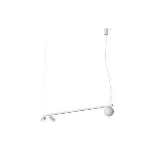 Lampa wisząca Fourty biały 3 pkt GU10 R35 i G9 - Nowodvorski