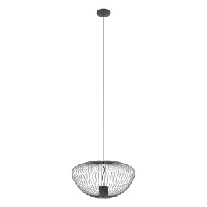 Lampa wisząca Pumpkin M jedwabisty grafit 1 pkt GU10 R50 - Nowodvorski