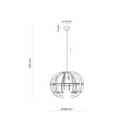 VENUS WOOD LAMPA WISZĄCA 1 M