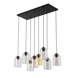 Lampa wisząca Molly Czarny 8x E27 - TK Lighting