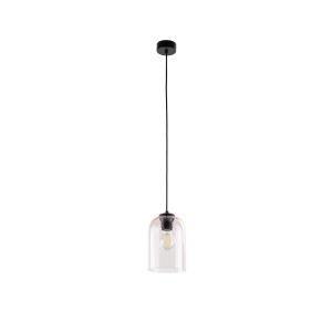 Lampa wisząca Molly Pink Czarny 1x E27 - TK Lighting