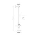 MOLLY PINK LAMPA WISZACA 1