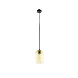 Lampa wisząca Molly Yellow Czarny 1x E27 - TK Lighting