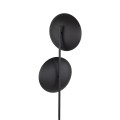 SLATE BLACK GLASS LAMPA PODŁOGOWA 2XG9