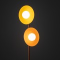 SLATE MIX GLASS LAMPA PODŁOGOWA 2XG9