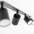 NEX BLACK 4XGU10 LAMPA SUFITOWA PODTYNKOWA
