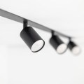 NEX BLACK 4XGU10 LAMPA SUFITOWA PODTYNKOWA
